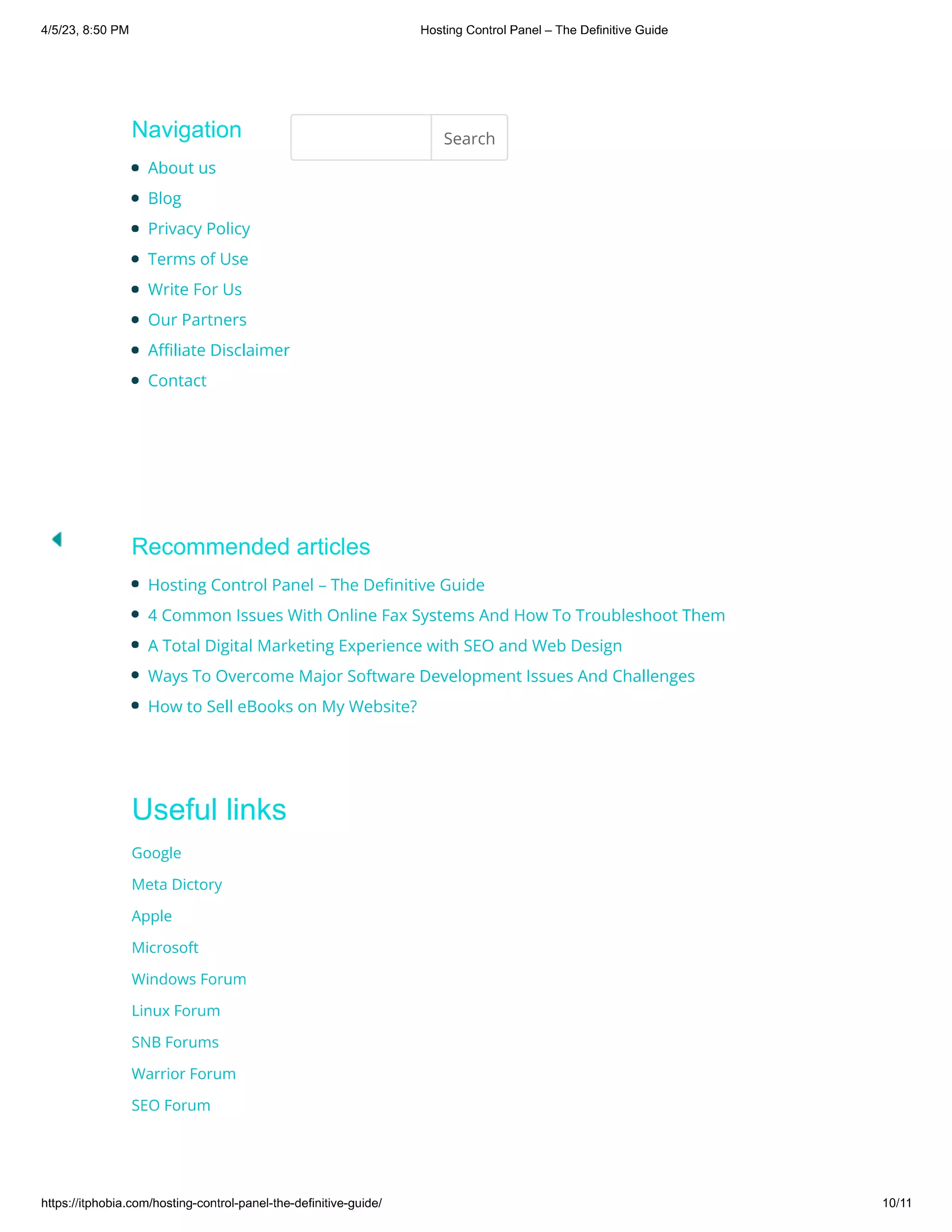 Hosting Control Panel – The Definitive Guide