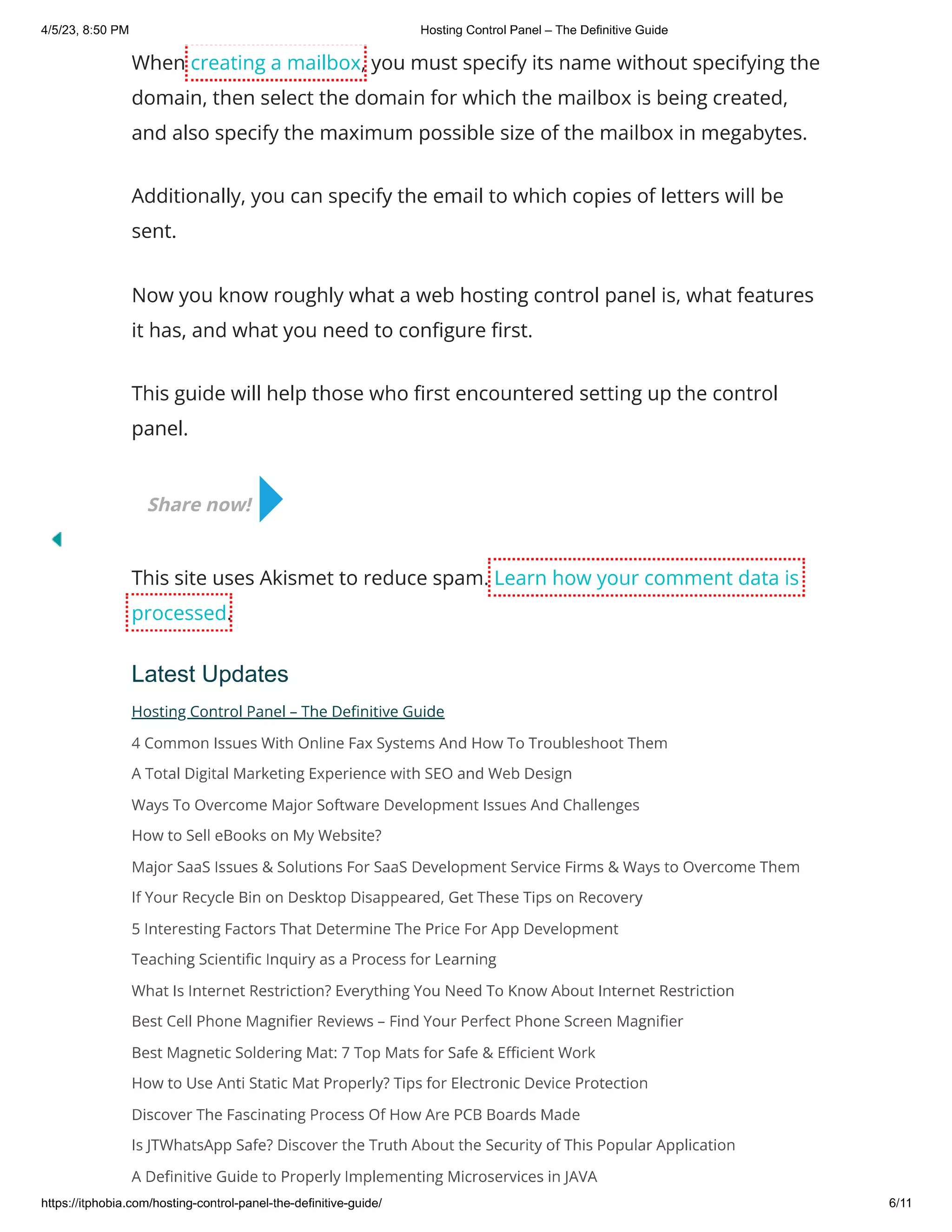 Hosting Control Panel – The Definitive Guide