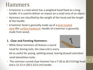 Hammer Function Machine Hand tool.ppt