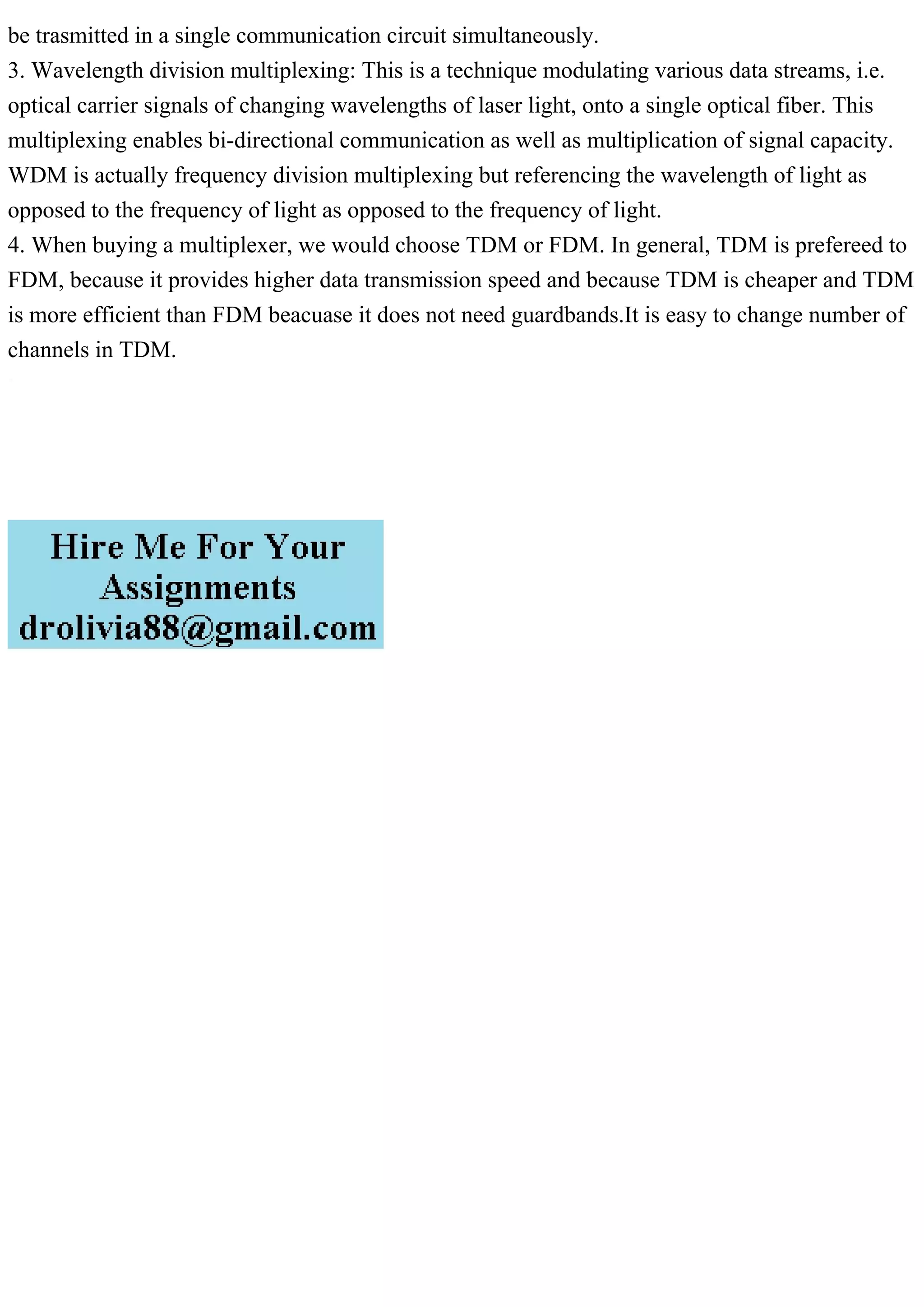 1. Time Division Multiplexing (TDM) In Time Division Multiplexing s.pdf