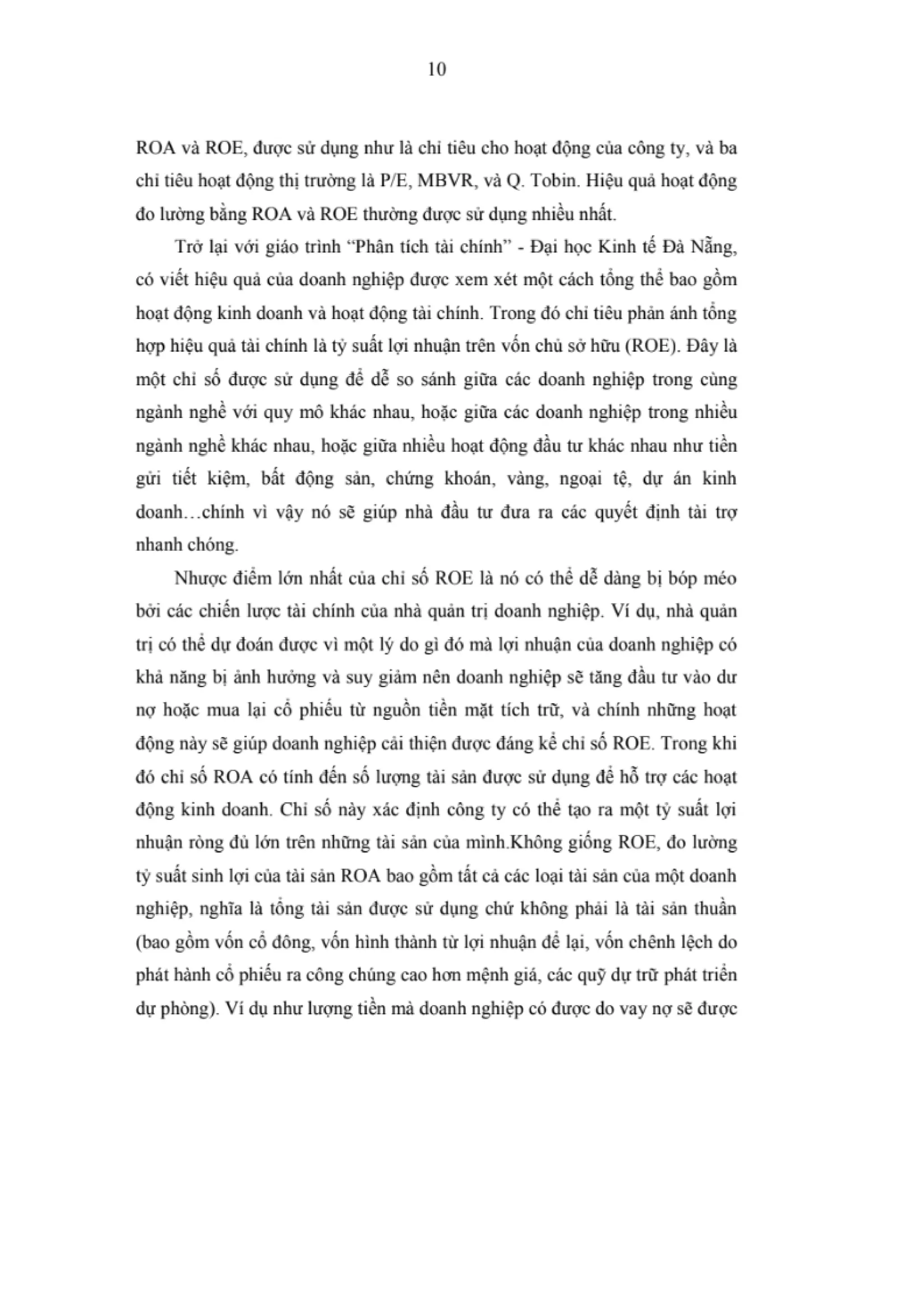 LUẬN VĂN THẠC SĨ: NGHIÊN CỨU CÁC NHÂN TỐ ẢNH HƯỞNG ĐẾN HIỆU QUẢ KINH DOANH CỦA CÁC DOANH NGHIỆP NGÀNH THỰC PHẨM VÀ ĐỒ UỐNG NIÊM YẾT TRÊN SÀN CHỨNG KHOÁN VIỆT NAM