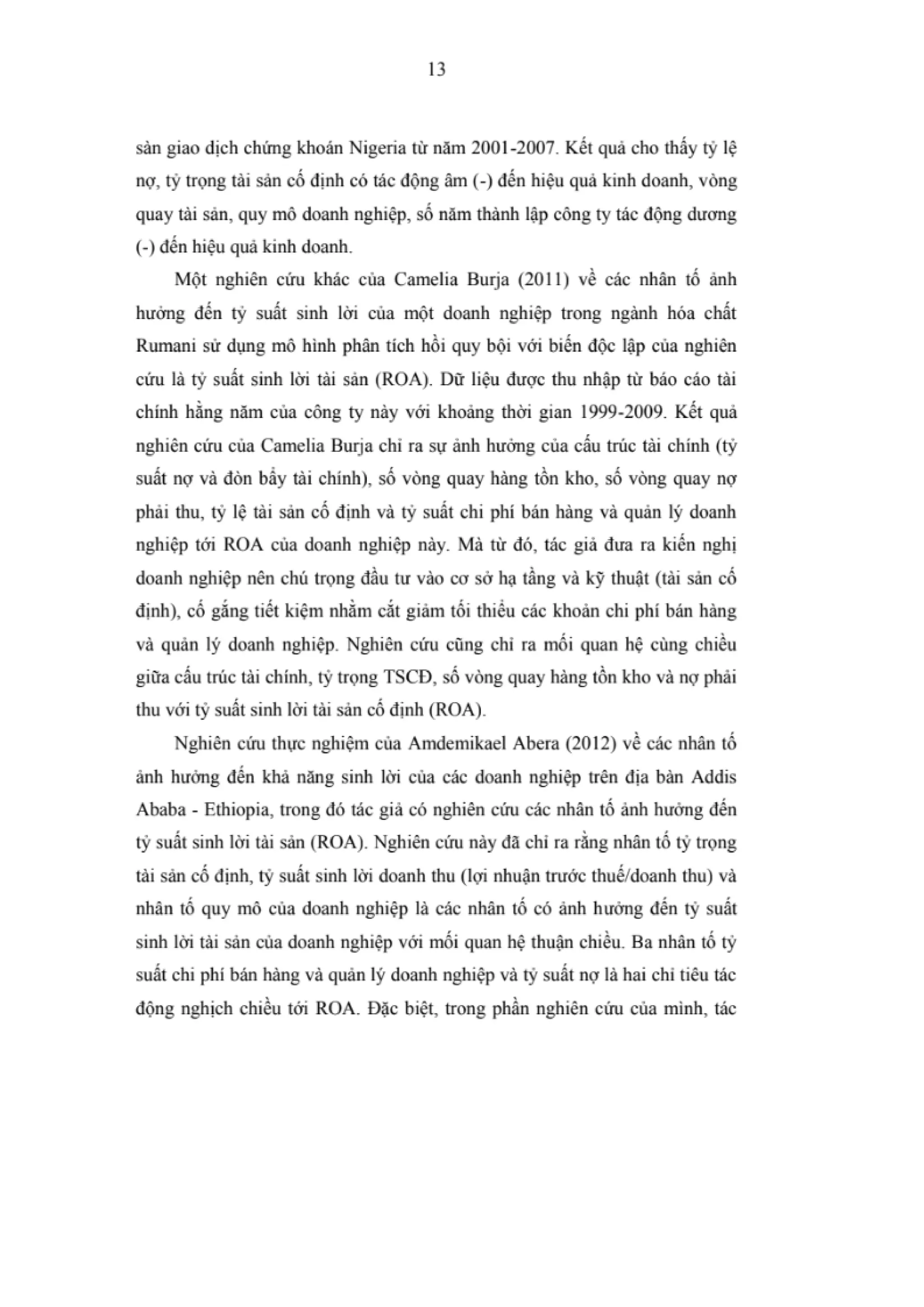 LUẬN VĂN THẠC SĨ: NGHIÊN CỨU CÁC NHÂN TỐ ẢNH HƯỞNG ĐẾN HIỆU QUẢ KINH DOANH CỦA CÁC DOANH NGHIỆP NGÀNH THỰC PHẨM VÀ ĐỒ UỐNG NIÊM YẾT TRÊN SÀN CHỨNG KHOÁN VIỆT NAM