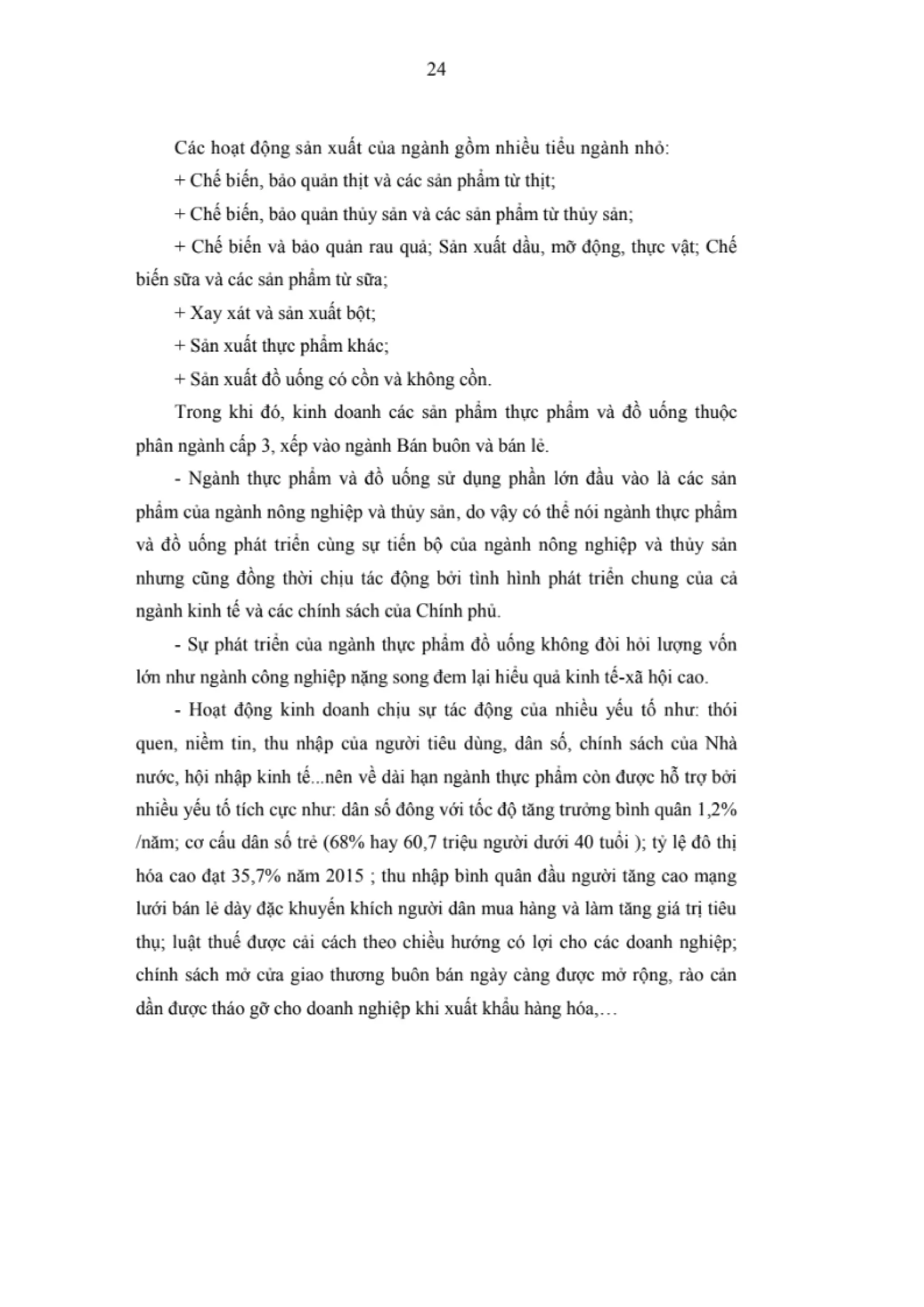LUẬN VĂN THẠC SĨ: NGHIÊN CỨU CÁC NHÂN TỐ ẢNH HƯỞNG ĐẾN HIỆU QUẢ KINH DOANH CỦA CÁC DOANH NGHIỆP NGÀNH THỰC PHẨM VÀ ĐỒ UỐNG NIÊM YẾT TRÊN SÀN CHỨNG KHOÁN VIỆT NAM