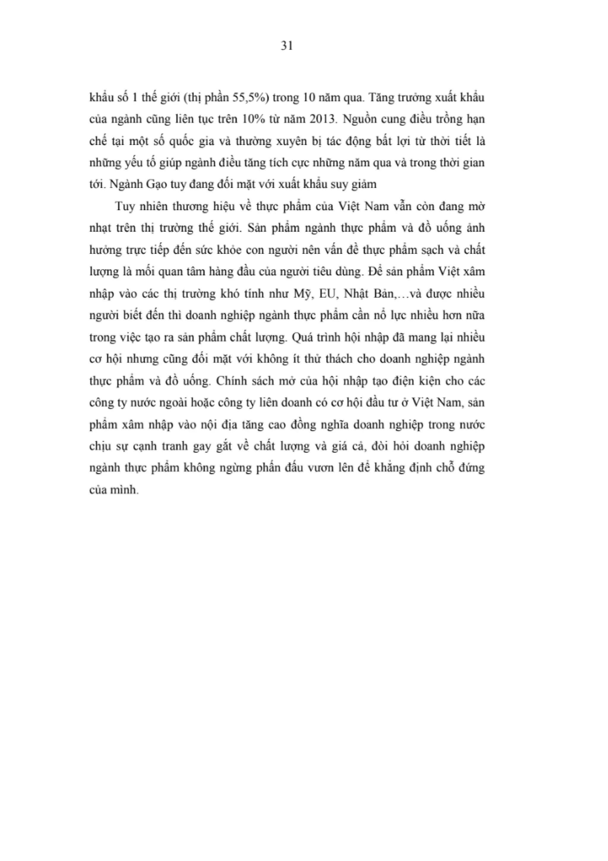 LUẬN VĂN THẠC SĨ: NGHIÊN CỨU CÁC NHÂN TỐ ẢNH HƯỞNG ĐẾN HIỆU QUẢ KINH DOANH CỦA CÁC DOANH NGHIỆP NGÀNH THỰC PHẨM VÀ ĐỒ UỐNG NIÊM YẾT TRÊN SÀN CHỨNG KHOÁN VIỆT NAM