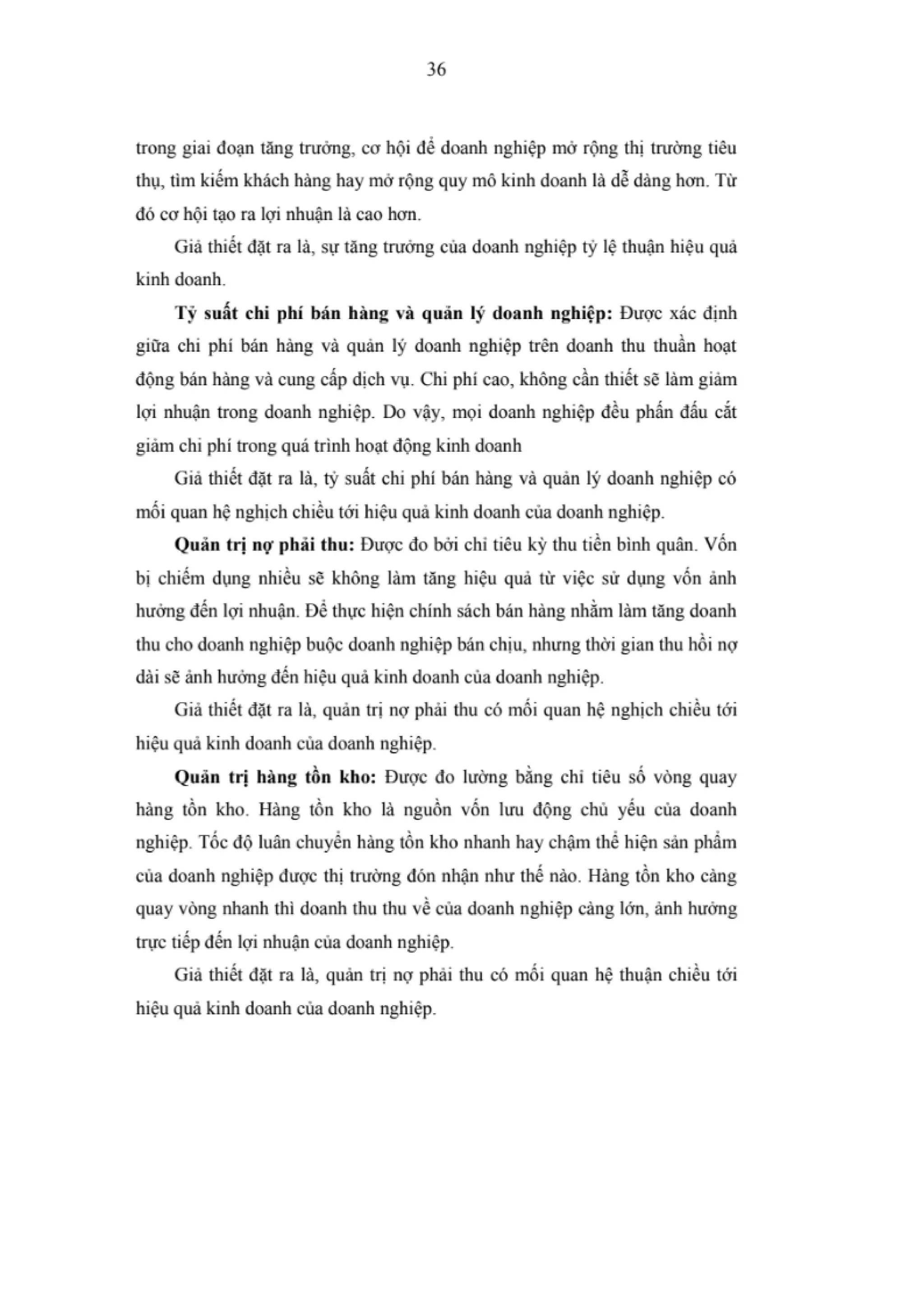 LUẬN VĂN THẠC SĨ: NGHIÊN CỨU CÁC NHÂN TỐ ẢNH HƯỞNG ĐẾN HIỆU QUẢ KINH DOANH CỦA CÁC DOANH NGHIỆP NGÀNH THỰC PHẨM VÀ ĐỒ UỐNG NIÊM YẾT TRÊN SÀN CHỨNG KHOÁN VIỆT NAM