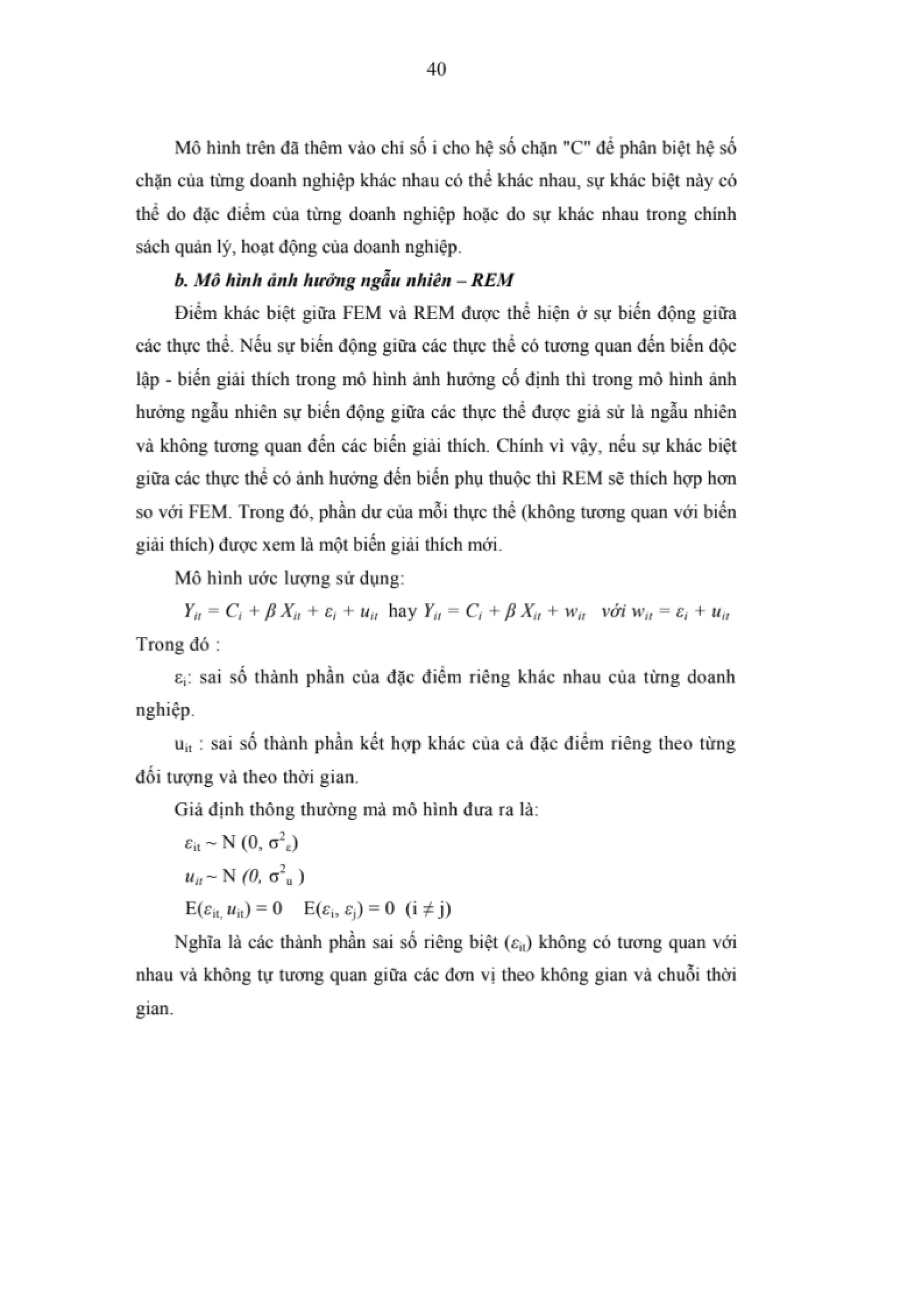 LUẬN VĂN THẠC SĨ: NGHIÊN CỨU CÁC NHÂN TỐ ẢNH HƯỞNG ĐẾN HIỆU QUẢ KINH DOANH CỦA CÁC DOANH NGHIỆP NGÀNH THỰC PHẨM VÀ ĐỒ UỐNG NIÊM YẾT TRÊN SÀN CHỨNG KHOÁN VIỆT NAM