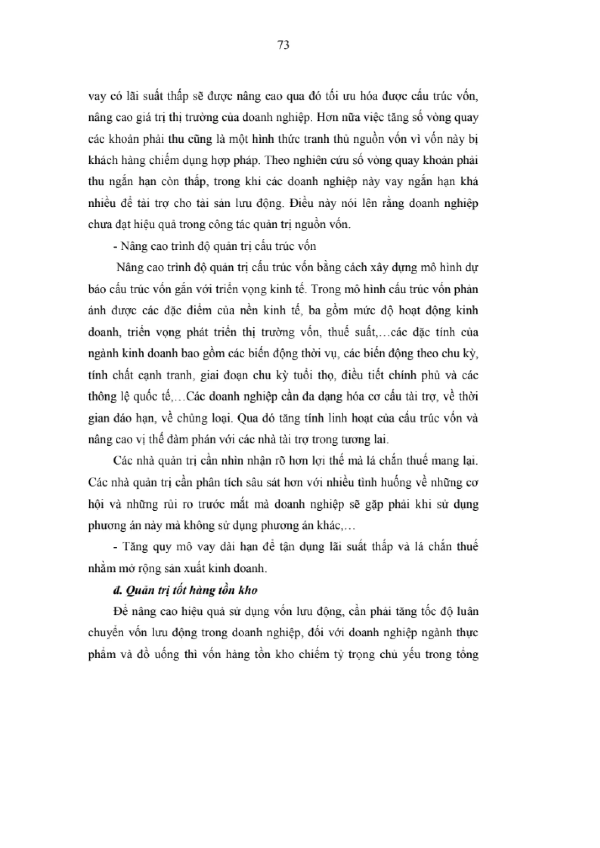 LUẬN VĂN THẠC SĨ: NGHIÊN CỨU CÁC NHÂN TỐ ẢNH HƯỞNG ĐẾN HIỆU QUẢ KINH DOANH CỦA CÁC DOANH NGHIỆP NGÀNH THỰC PHẨM VÀ ĐỒ UỐNG NIÊM YẾT TRÊN SÀN CHỨNG KHOÁN VIỆT NAM
