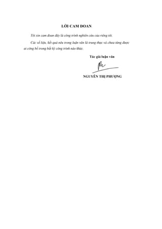 LUẬN VĂN THẠC SĨ: NGHIÊN CỨU CÁC NHÂN TỐ ẢNH HƯỞNG ĐẾN HIỆU QUẢ KINH DOANH CỦA CÁC DOANH NGHIỆP NGÀNH THỰC PHẨM VÀ ĐỒ UỐNG...