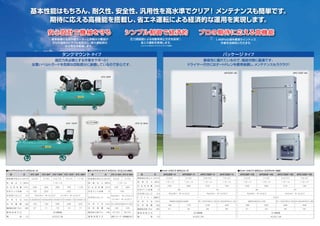 シンプル制御で経済的
シンプル制御で経済的
圧力開閉器による自動発停止方式を採用※
。
省エネ運転を実現します。
※エンジン付きタンクマウントタイプを除く
プロの期待に応える高機能
プロの期待に応える高機能
1.4MPa仕様を標準ラインナップ。...