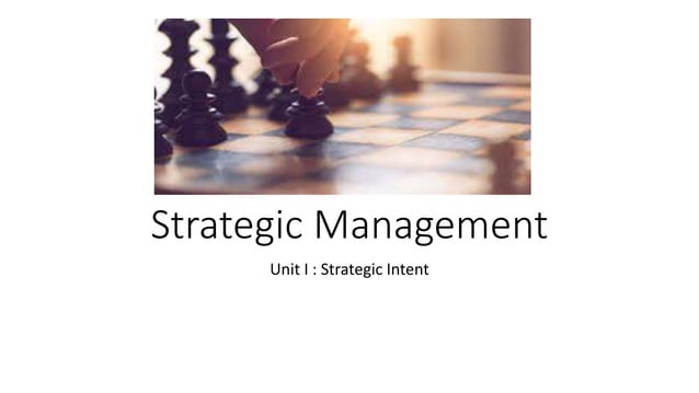 1.3. Strategic Intent | PPT