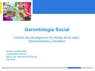 Gerontología Social
 