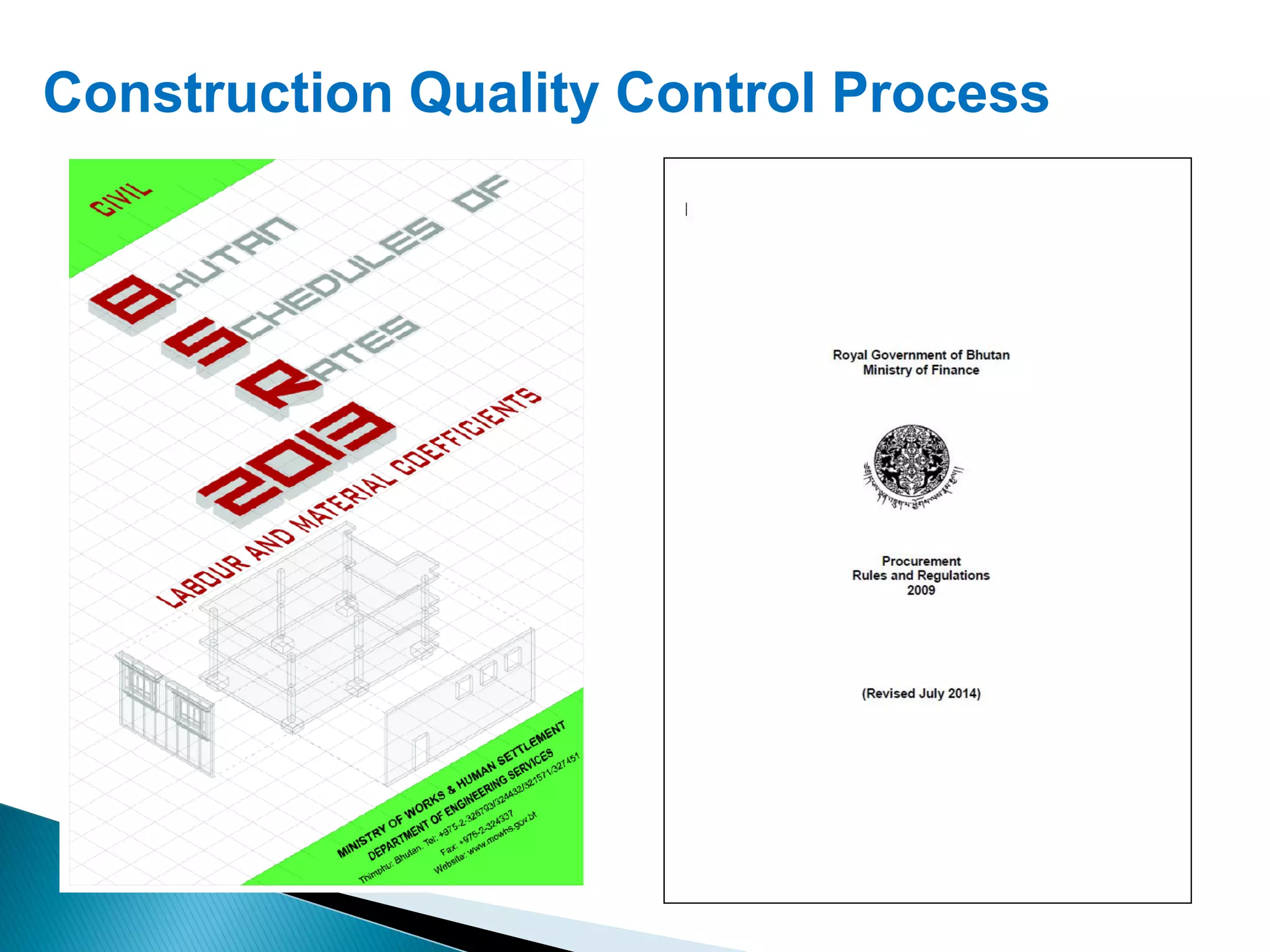 Construction Quality Control Process
 
