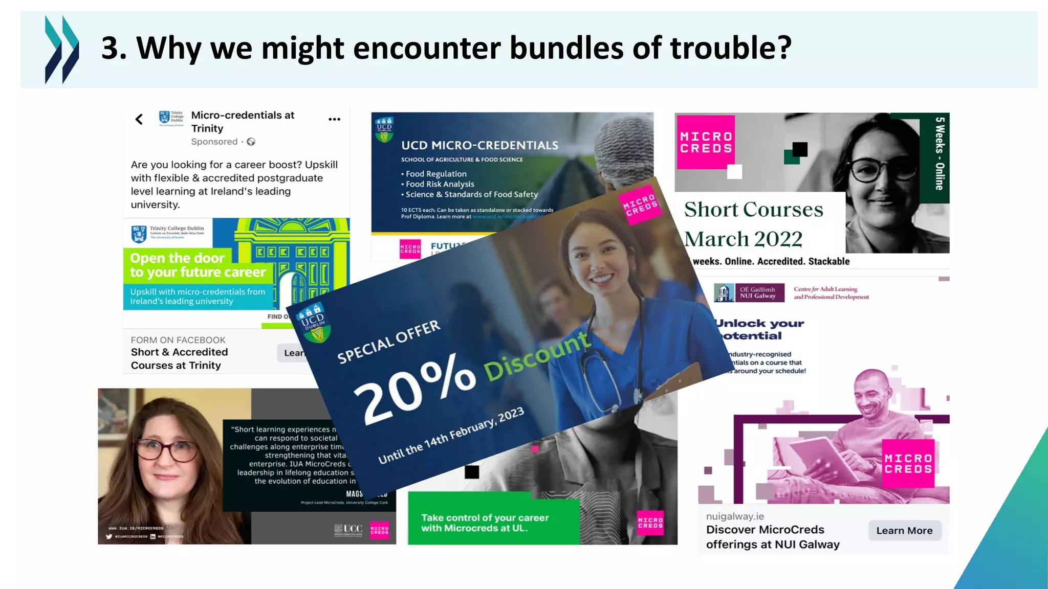 3. Why we might encounter bundles of trouble?
 