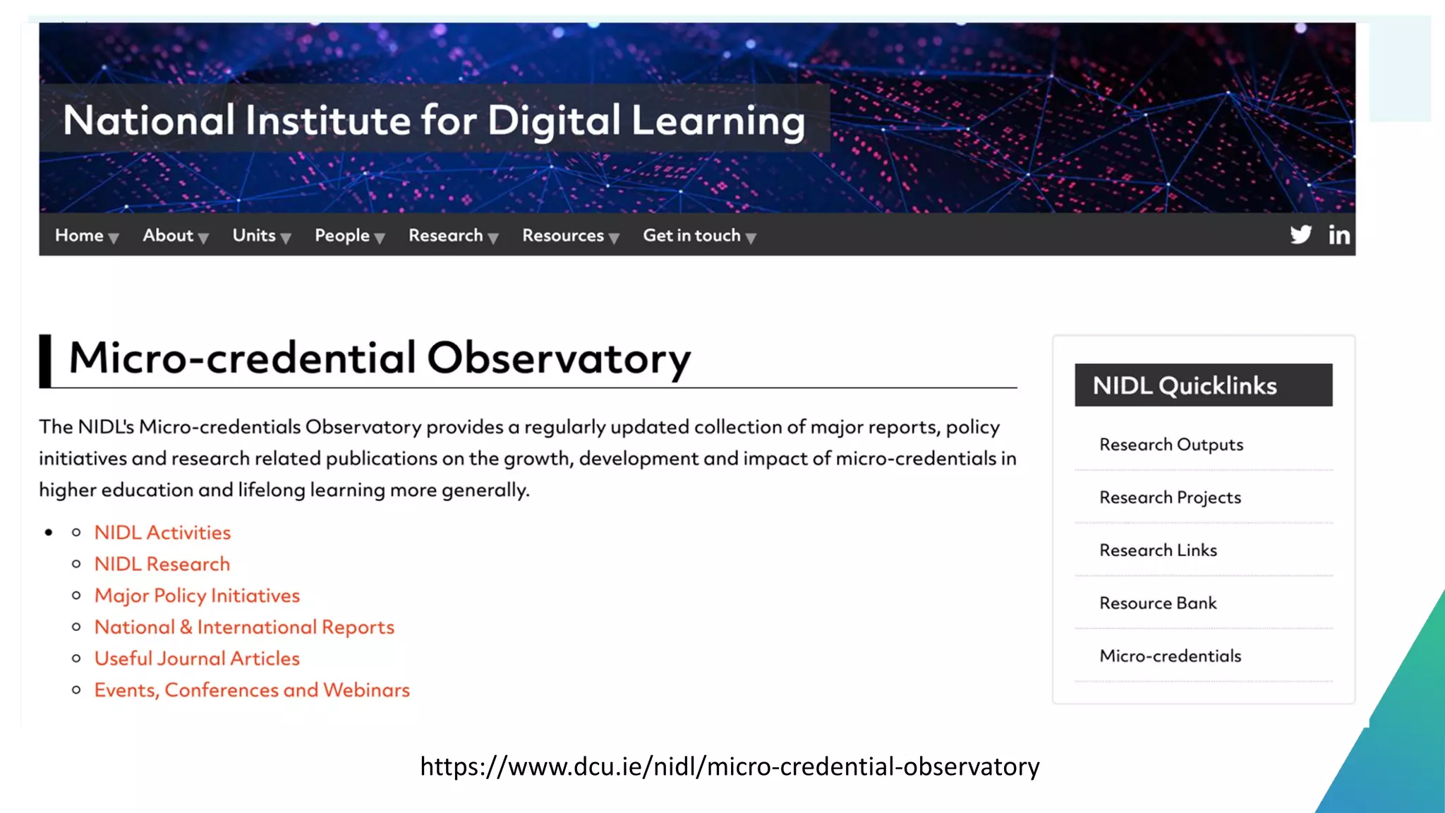https://www.dcu.ie/nidl/micro-credential-observatory
 