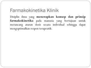 1 Farmakokinetik Klinik Pendahuluan Pdf