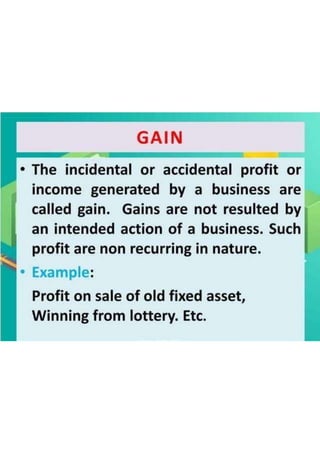 Basic Accounting Terms class 11