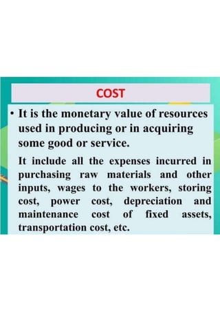 Basic Accounting Terms class 11