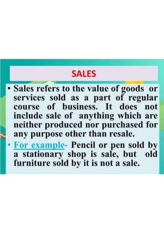 Basic Accounting Terms class 11