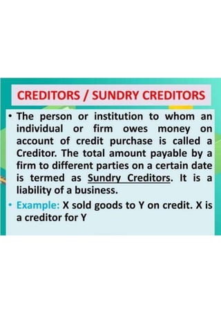 Basic Accounting Terms class 11