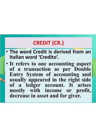 Basic Accounting Terms class 11