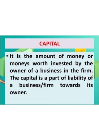 Basic Accounting Terms class 11