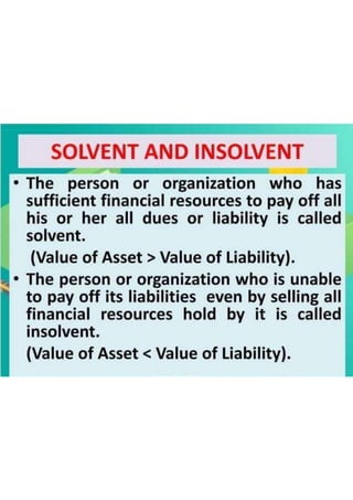 Basic Accounting Terms class 11