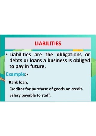 Basic Accounting Terms class 11