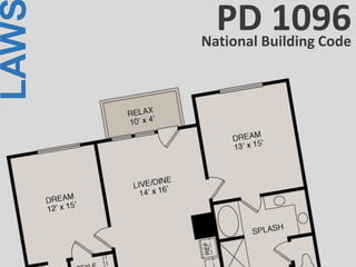 LAW
National Building Code
PD 1096
 