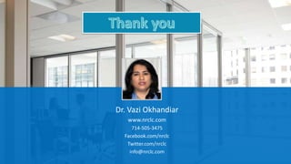 Dr. Vazi Okhandiar
www.nrclc.com
714-505-3475
Facebook.com/nrclc
Twitter.com/nrclc
info@nrclc.com
 