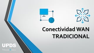 Conectividad WAN
TRADICIONAL
 