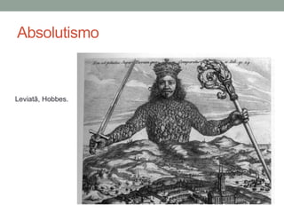 Absolutismo
Leviatã, Hobbes.
 