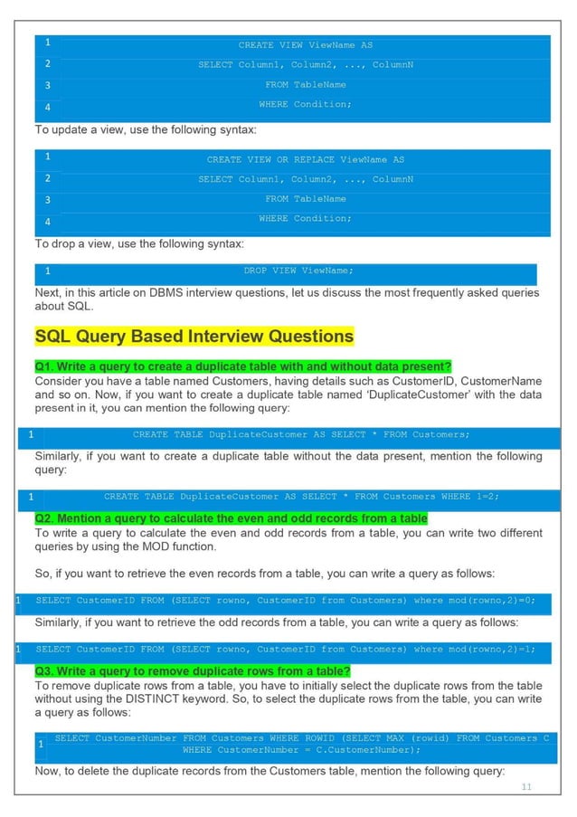 All About Dbms Interview Question And Answers Pdf All About Dbms Interview Question And Answers Pdf