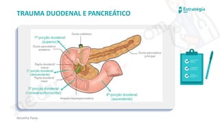 medvideos.com
Cópia não é roubo ♥
Renatha Paiva
TRAUMA DUODENAL E PANCREÁTICO
medvideos.com
Cópia não é roubo ♥
 