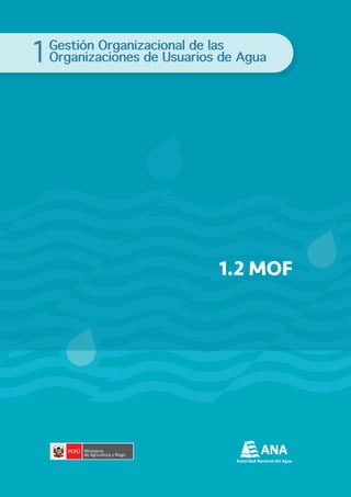 1.2 MOF
1Gestión Organizacional de las
Organizaciones de Usuarios de Agua
 