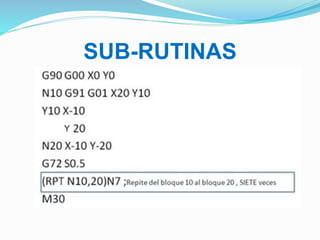 SUB-RUTINAS
 