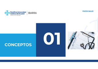 CONCEPTOS
PUCESI SALUD
01
 