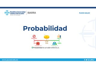 www.pucesi.edu.ec
Probabilidad
PUCESI SALUD
 