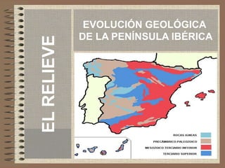 EVOLUCIÓN GEOLÓGICA
DE LA PENÍNSULA IBÉRICA
EL
RELIEVE
 