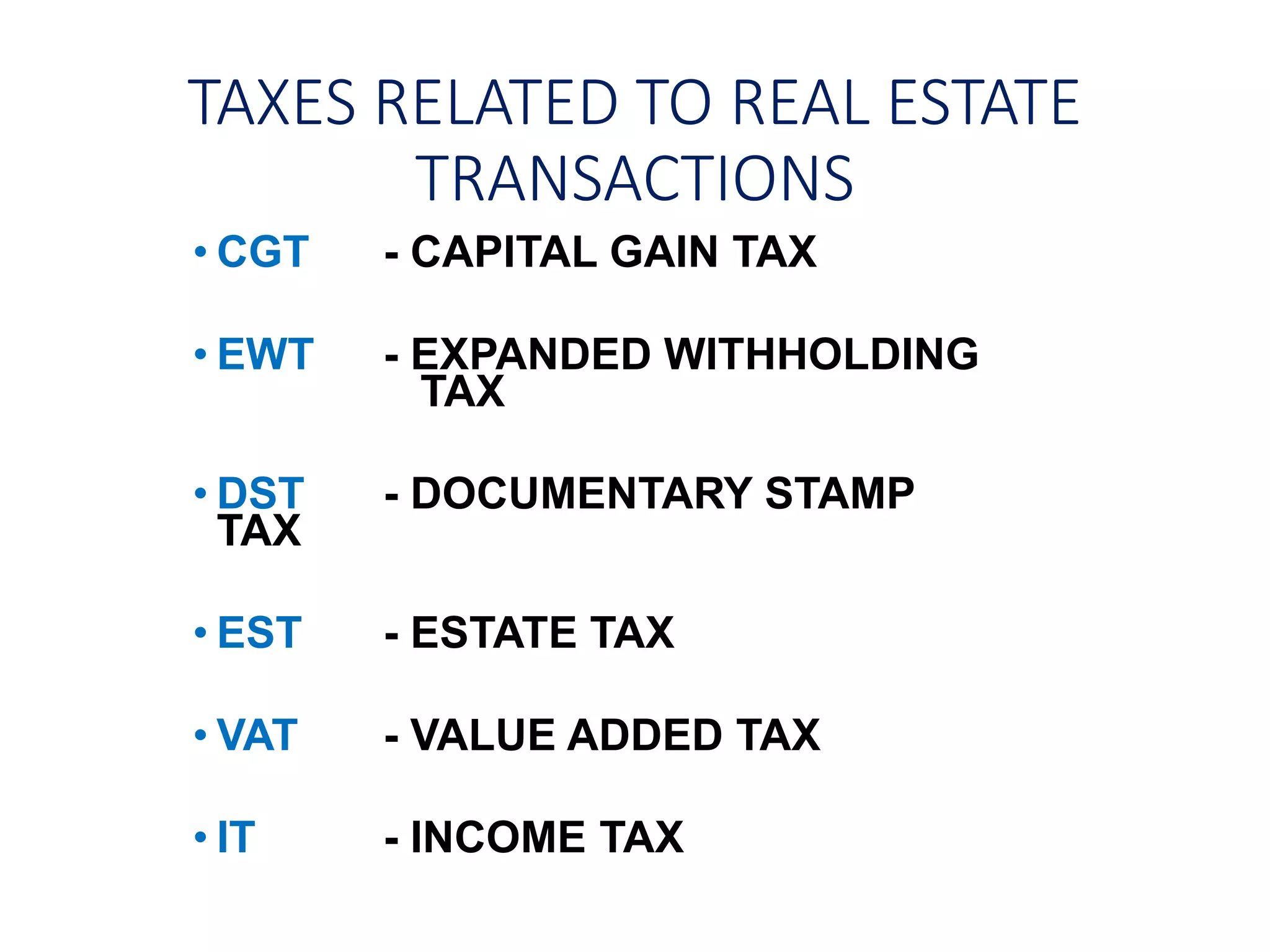 1.4 Real-Estate-Taxation with Problems and Answers - REB.pptx