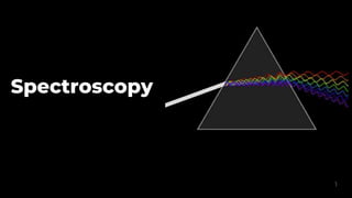 1
Spectroscopy
 