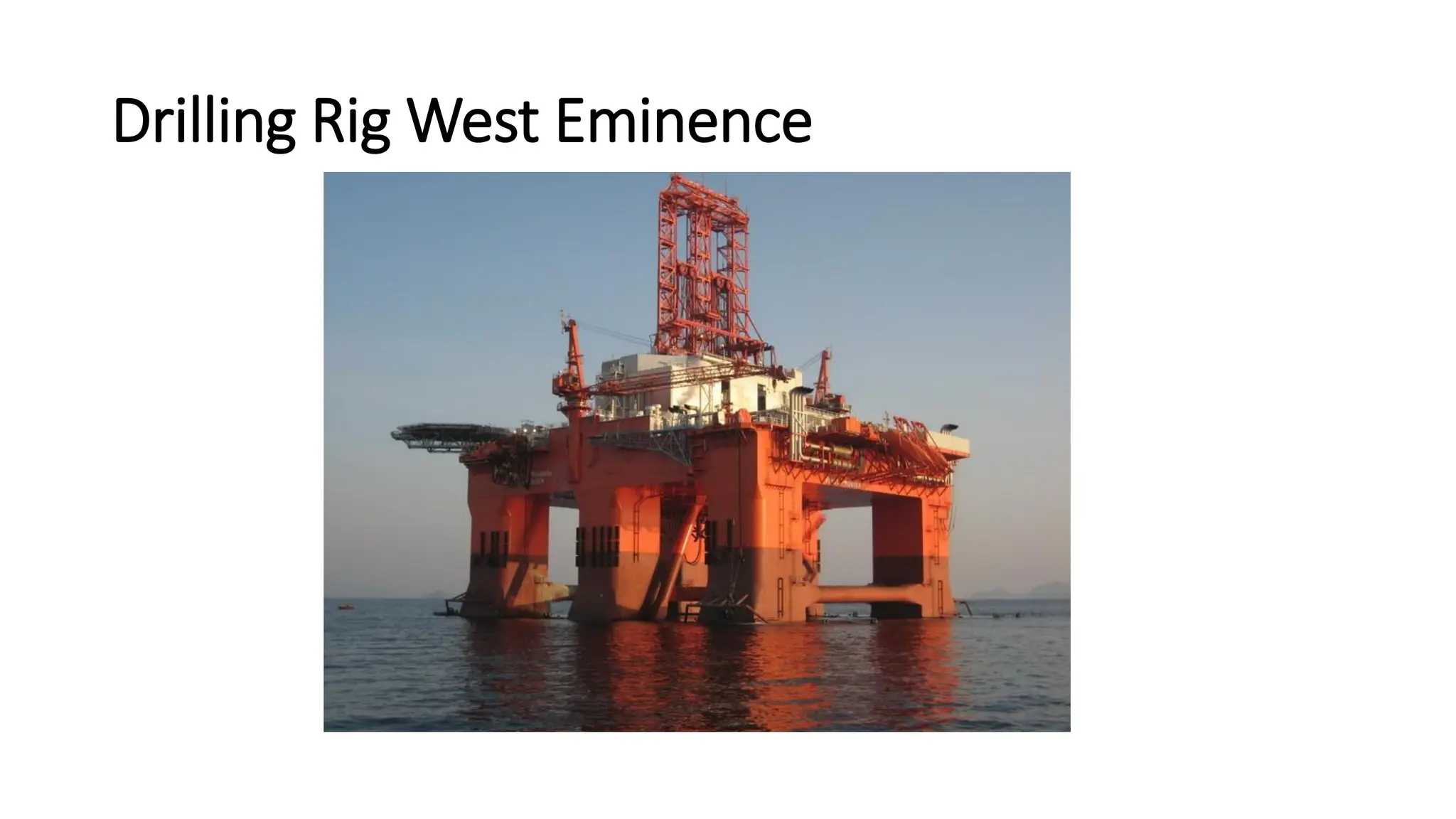 Drilling Rig West Eminence
 