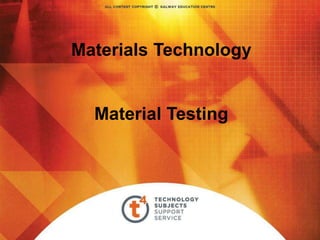 Testing Ym Solution Testing of Materials-YM.ppt