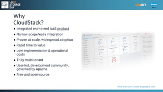 Updates to Apache CloudStack and LINBIT SDS | PPT