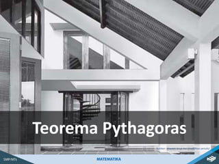 Teorema Pythagoras
Sumber: Majalah Griya Asri (modifikasi penulis)
 