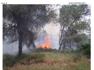 14:30 ‫בשיח‬ ‫מתחזקת‬ ‫האש‬
 