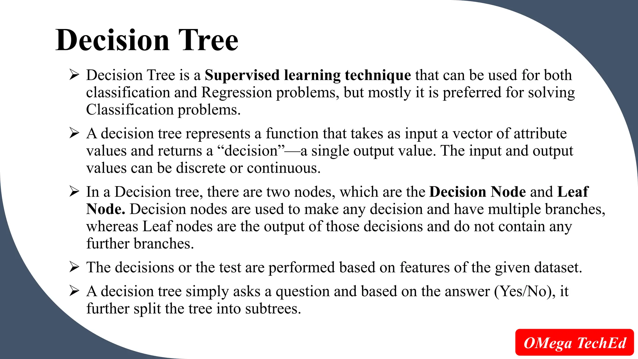 Types of Machine Learning. & Decision Tree. | PPT