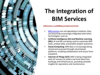 Navigating the Future BIM Services and the AEC Industry Trends | PPTX