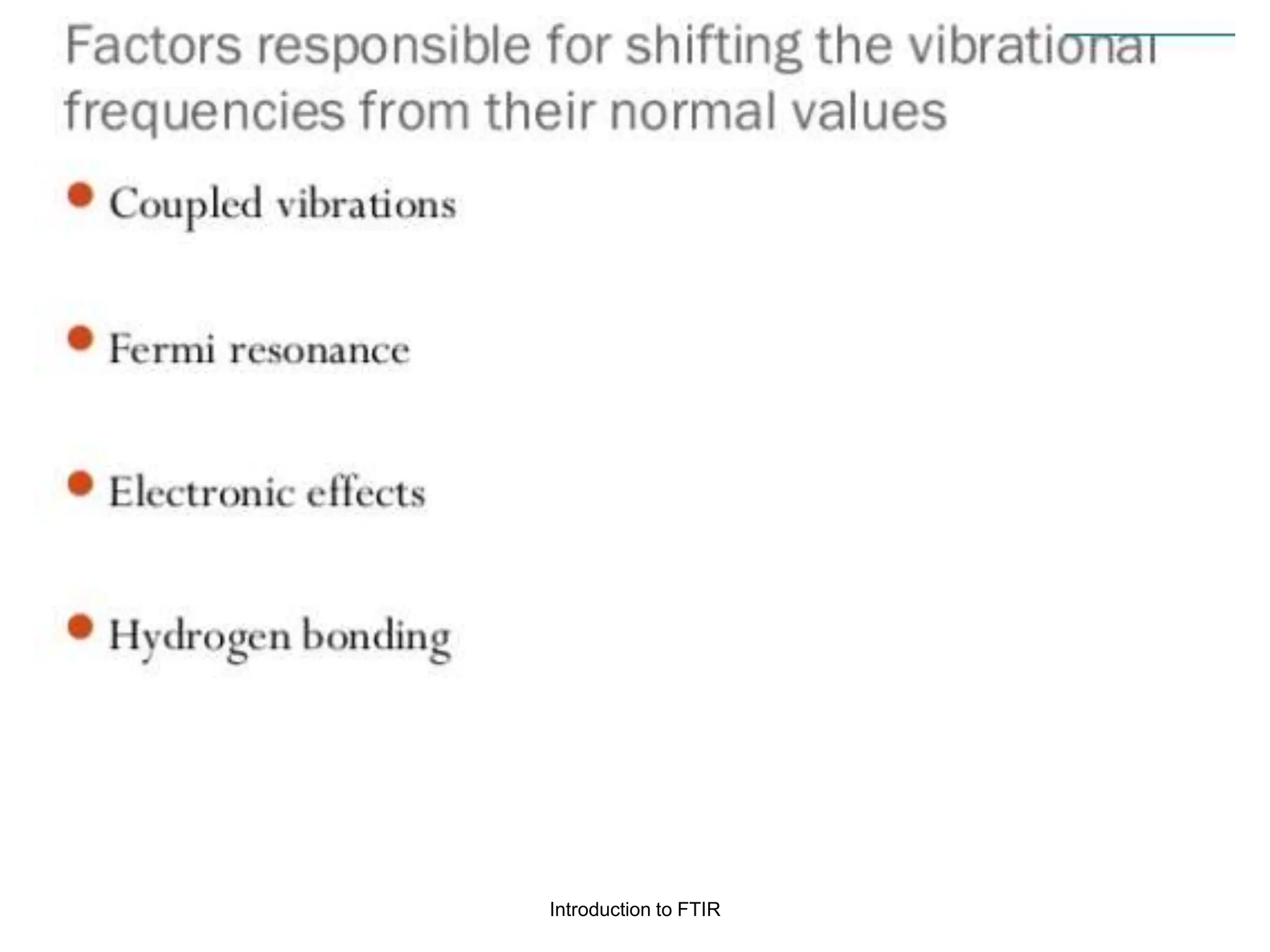 Introduction to FTIR
 