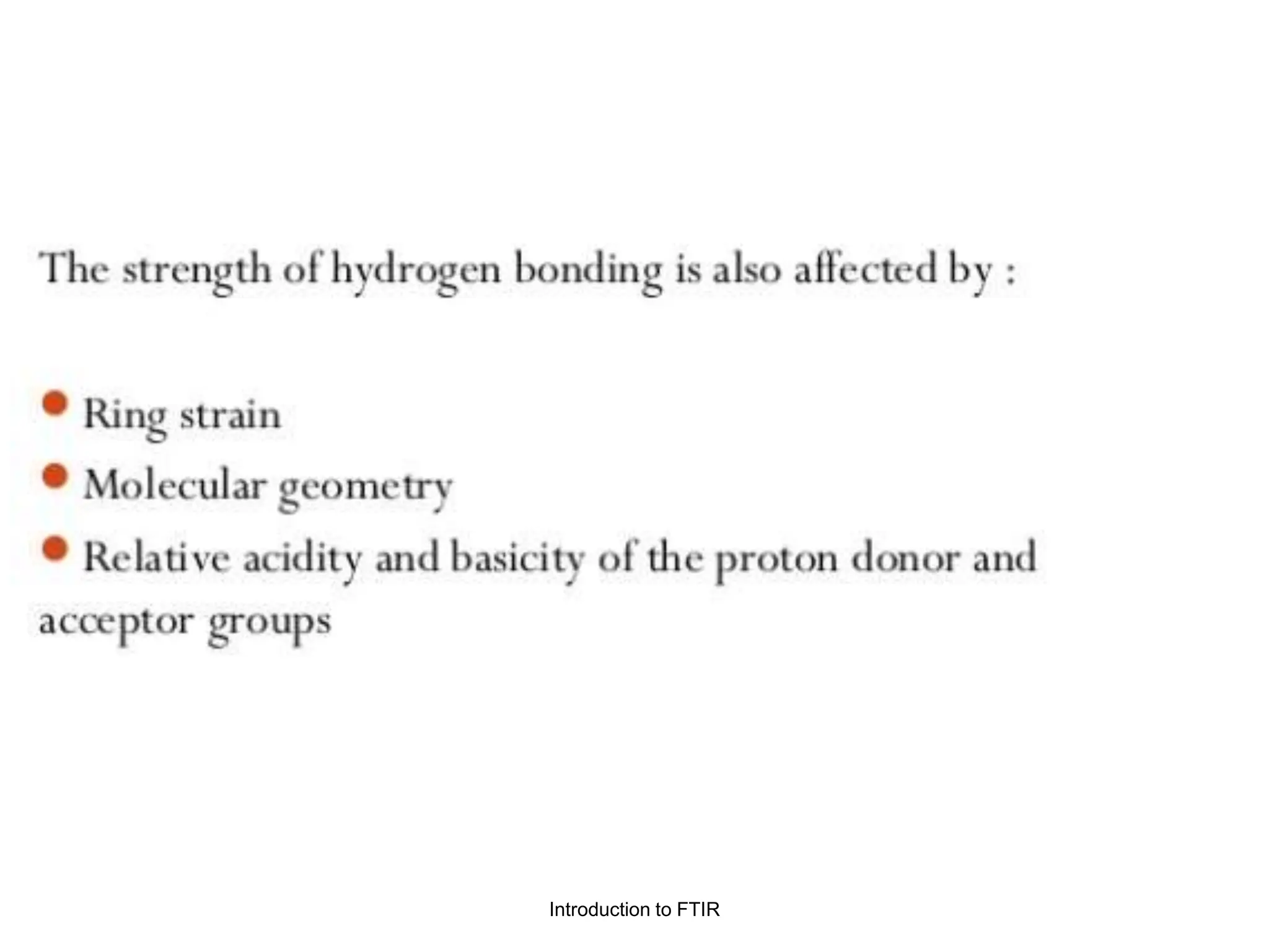 Introduction to FTIR
 