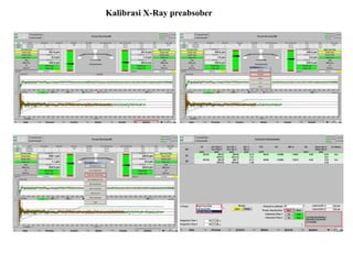 Kalibrasi X-Ray preabsober
 